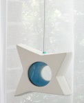 Hanging Candle Holder- Star - Outdoor/Indoor - Blue
